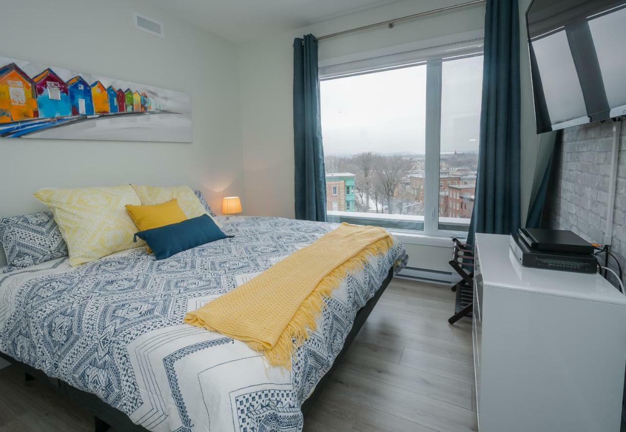 Penthouse On Charest - With Parking And Gym Appartement Québec Buitenkant foto
