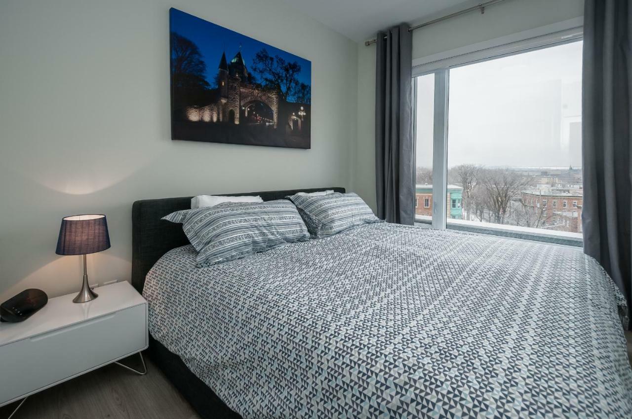 Penthouse On Charest - With Parking And Gym Appartement Québec Buitenkant foto