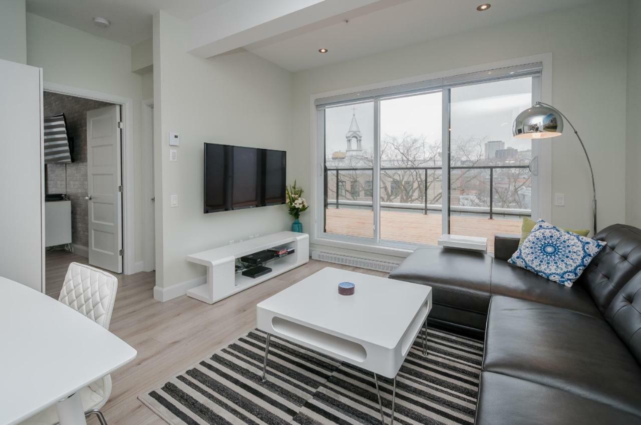 Penthouse On Charest - With Parking And Gym Appartement Québec Buitenkant foto